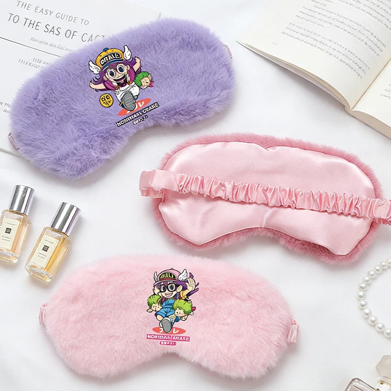 

Slump Arale Plushd Sleep Eye Mask Cute Classic Anime Canvas Print Adult Work Siesta Shade Patch Kids Girl Travel Relax Eye Masks