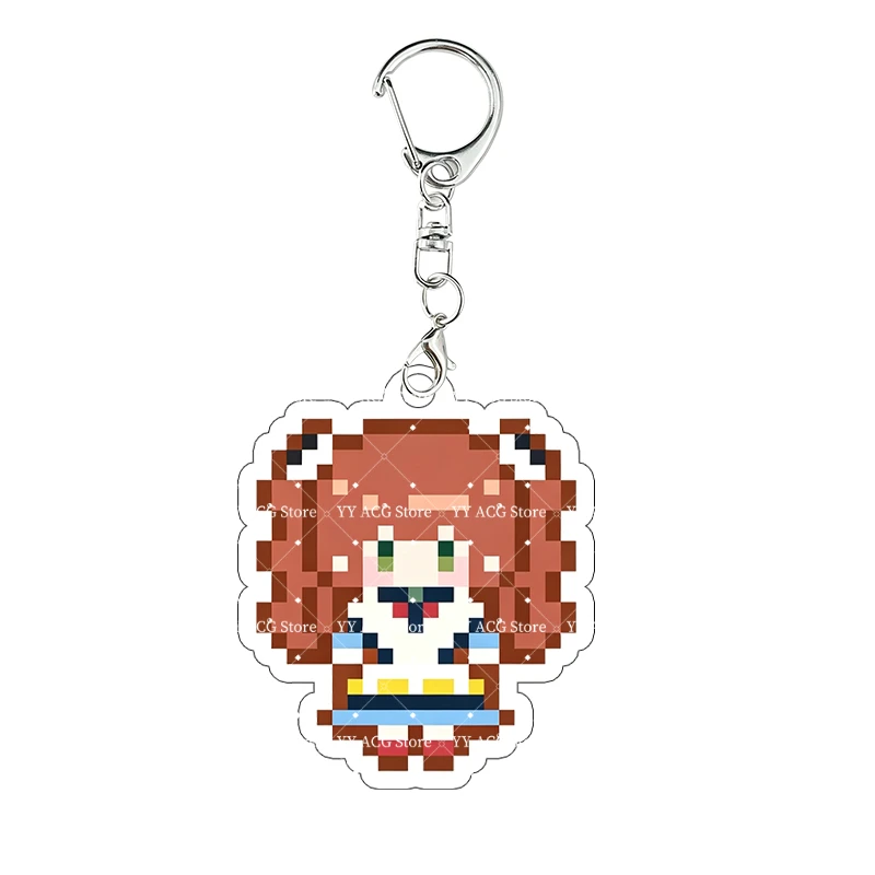 Silent Witch Anime Acrylic Keychain Cute Chibi Monica Everett Character Keyring Bag Pendant Accessories Decor Birthday Gift