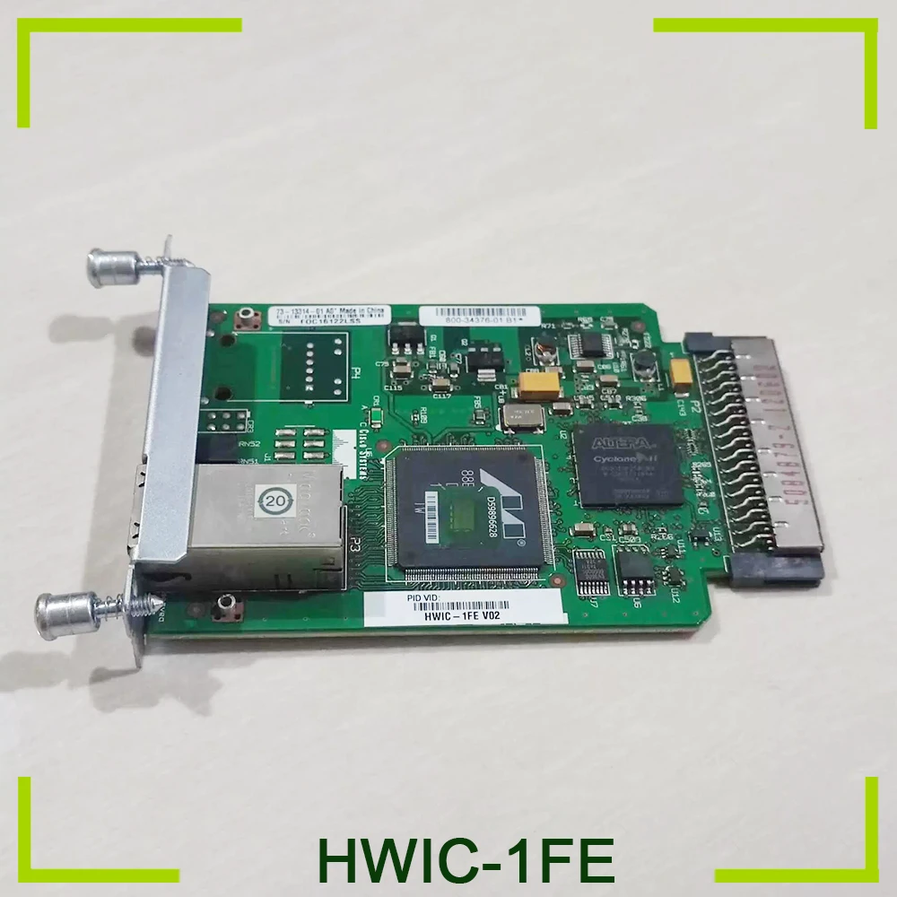 

1-Port 100 Gigabit Ethernet Module For Cisco 2811 3825 3925 HWIC-1FE