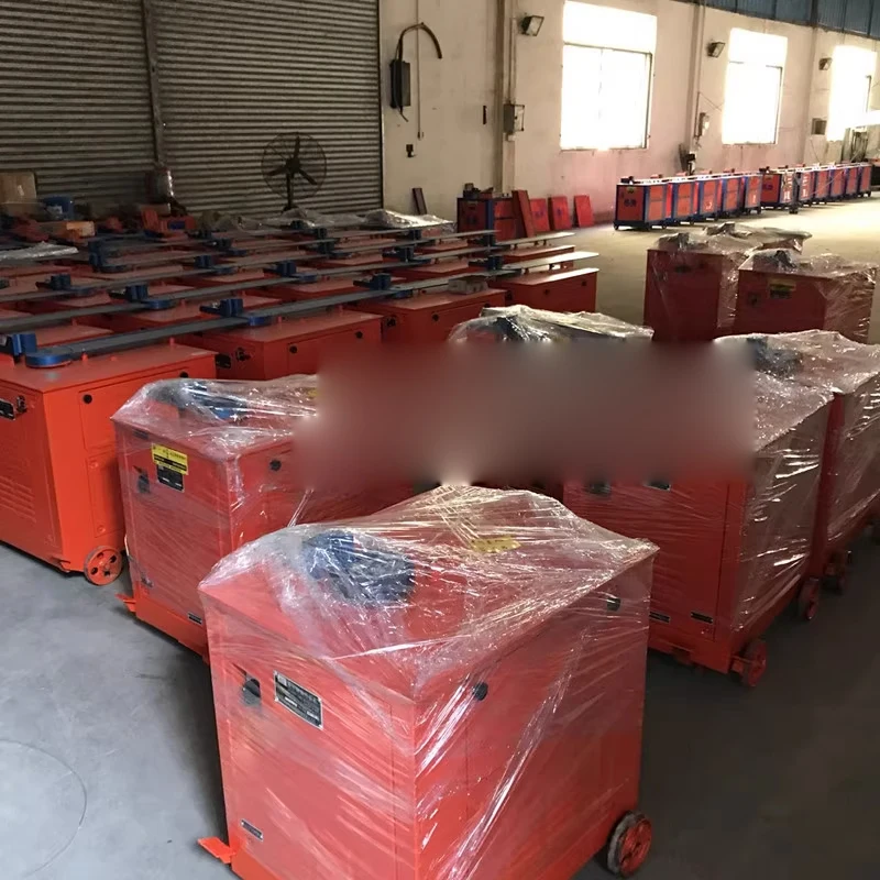 Máquina de dobra e corte de vergalhão hidráulico modelo 32 Equipamento de construção de dupla finalidade para corte de ferro e (personalizado)