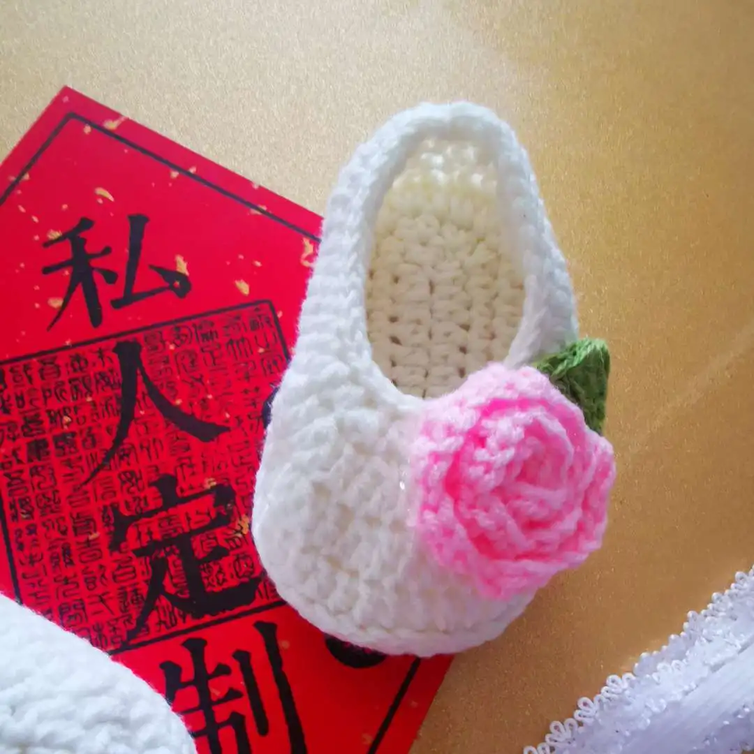 Chaussures de princesse en coton tissé à la main pour bébé, cadeau, nouveau