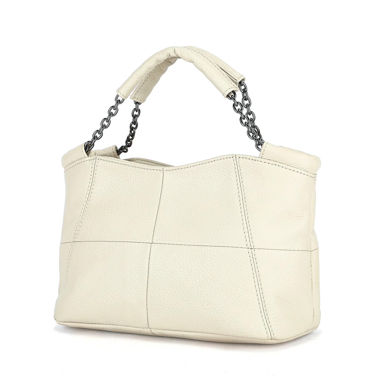 

MS Real Leather Shoulder Bag for Women Elegant Handbag Cowhide Office Leisure Tote Bag Luxury Designer Satcheles New In 2025