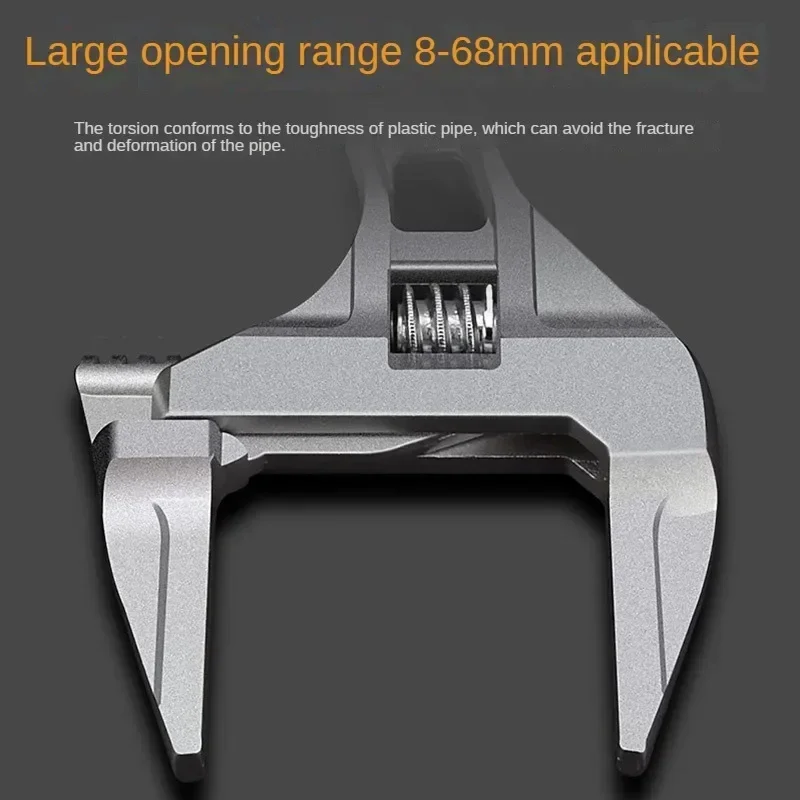 Set di riparazione universale da 8-68mm strumento manuale per il bagno chiave per tubi di apertura di grandi dimensioni strumento di riparazione del