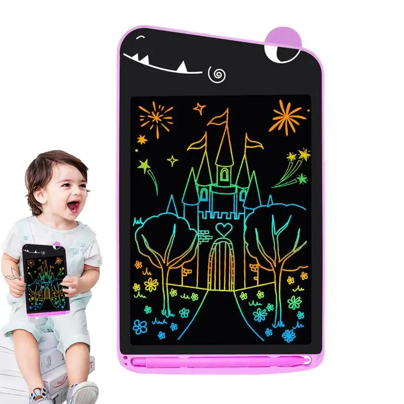 LCD Writing Tablet 8.5in Colorful Kids Writing Tablet Drawing Tablet for Boys Girls Kids 4 Years and Up Drawing Pad Toddler Toys