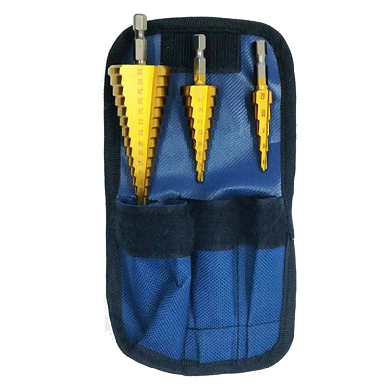 

Hot Pagoda Drill 4-12 4-20 4-32 Hexagonal Handle Straight Slot Three-Piece Set Hole Reamer Step Drill Step Drill