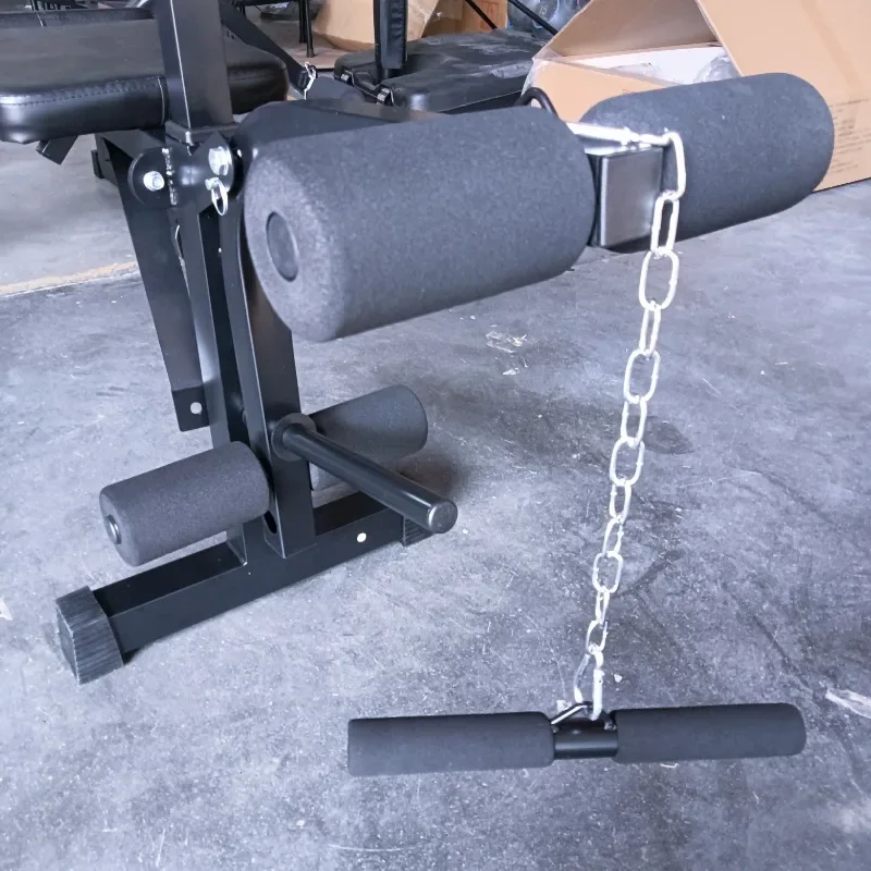 

Складная фитнес-пресс для тренажерного зала, кровать со штангой, регулируемая скамейка с гантелями для тяжелой атлетики, многофункциональная скамейка для сидения