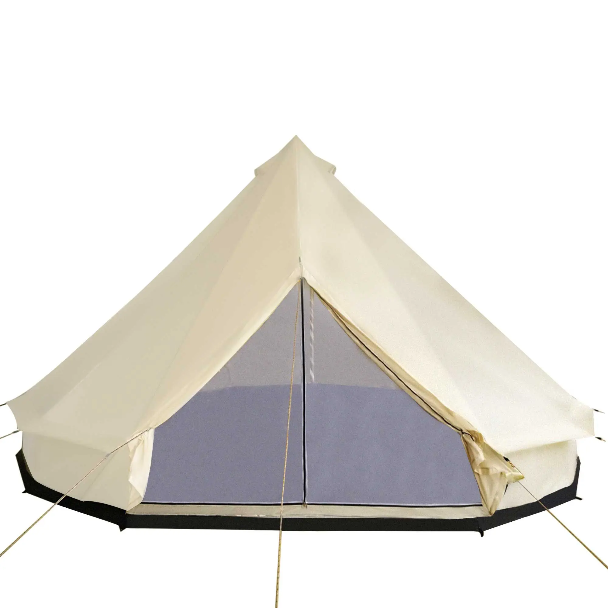 

For Outsunny 16.5' Large Family Tent 10 Persons Waterproof Teepee Bell Tents Hunting Camp Huge Four Season