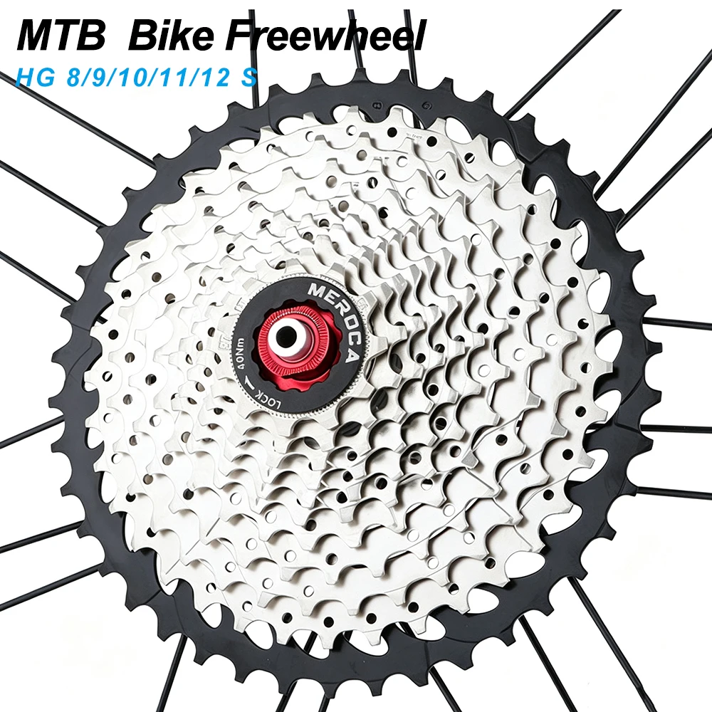MEROCA MTB Mountain Bike Cassette 8-12 Speed HG Bicycle Freewheel Cycling Spare Parts Flywheel for SHIMANO SRAM