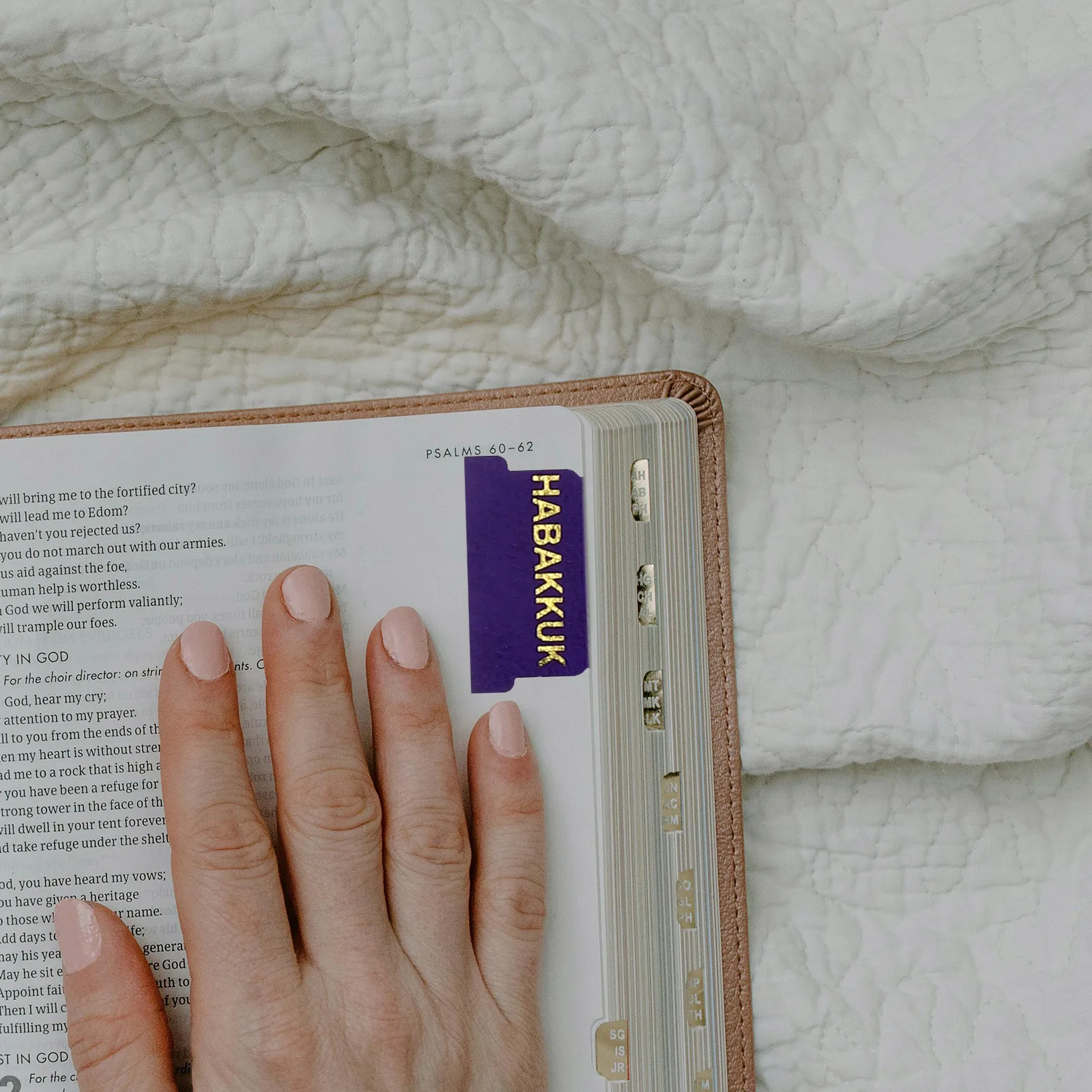 

Bible Index Labels PU Material Easy Locate Sections Clear Font Mini Bible Study Supplies Book Accessories