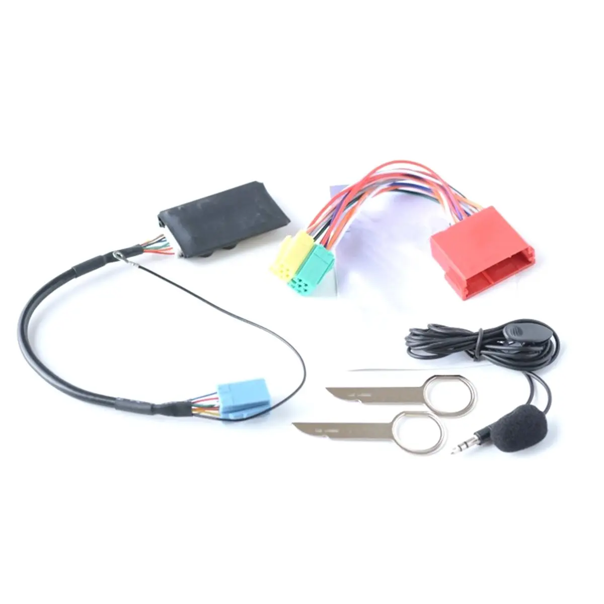 B09A Car Microphone Bluetooth 5.0 AUX Handsfree 8 Pin Adapter A2DP Music Audio Cable for Audi A3 8L 8P A4 A6 4B A8 VW B5 B6 view 2