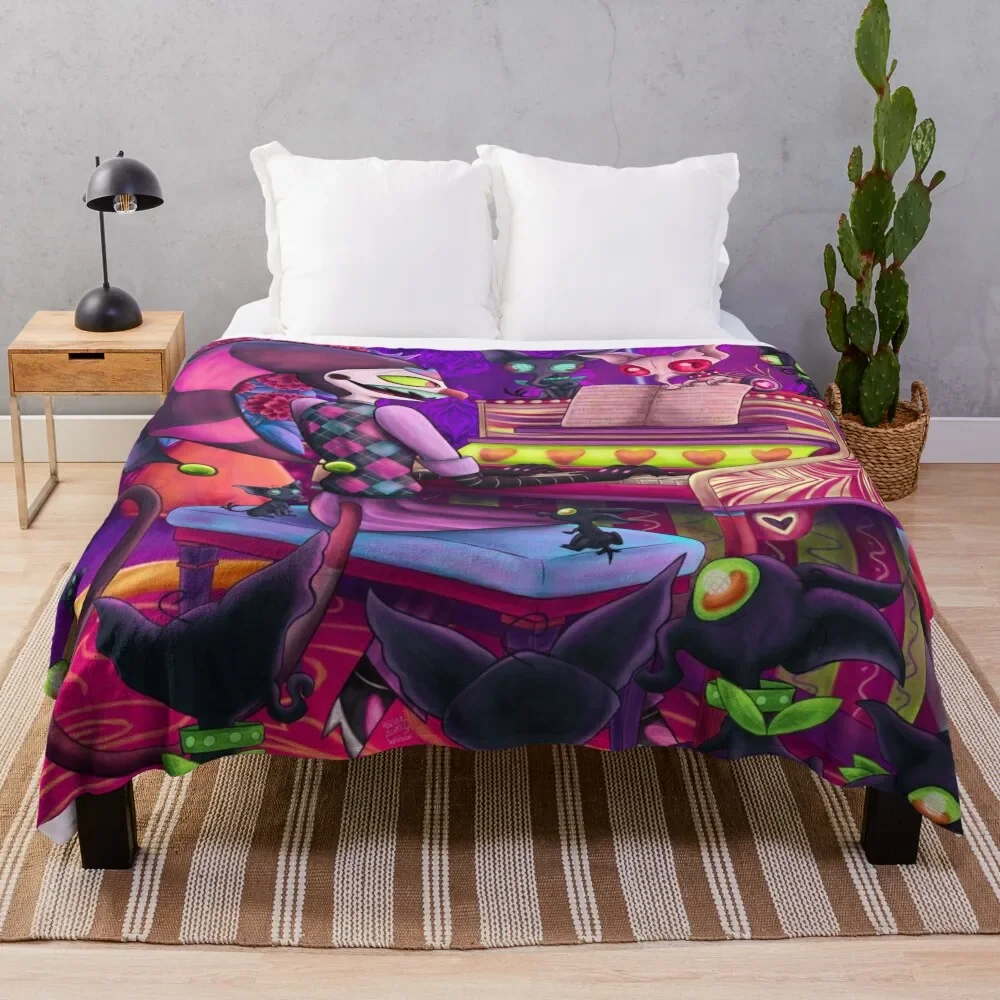 

Fizzarolli - Piano Practice with Quieves Throw Blanket Stylish Decor Blanket Gift for Friends Roommate