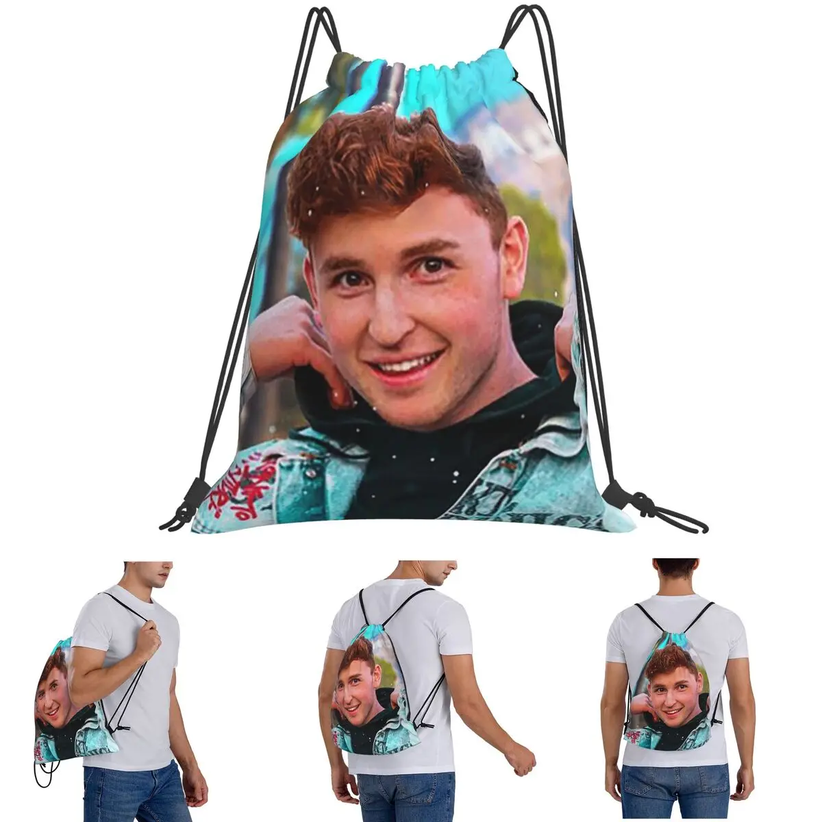 

Рюкзаки Caylus, повседневные портативные карманные спортивные сумки на шнурке, сумки для книг для мужчин и женщин, студентов