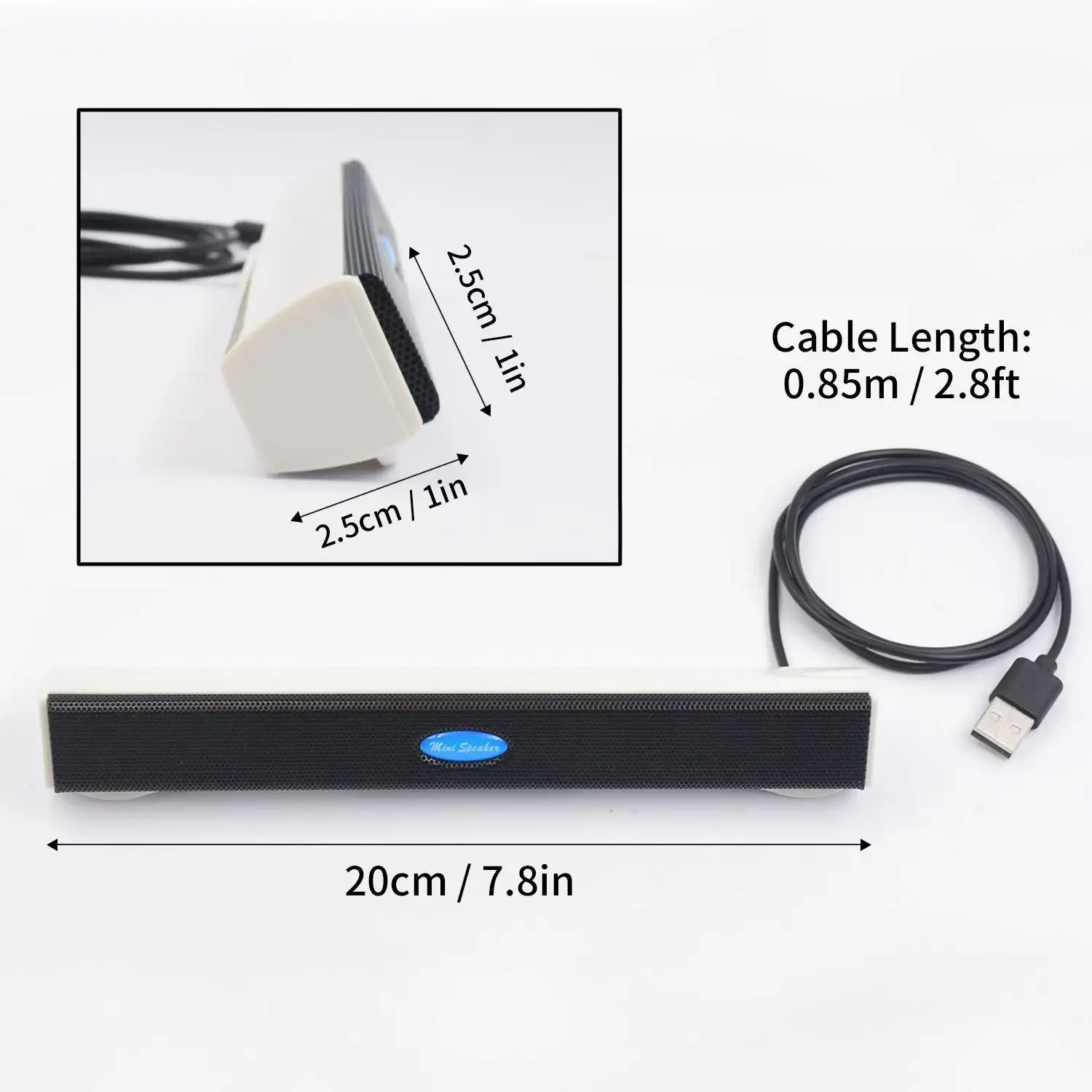 Strip Desktop Computer Audio Desktop Home Mini Small Speaker Notebook Impact Speaker Special