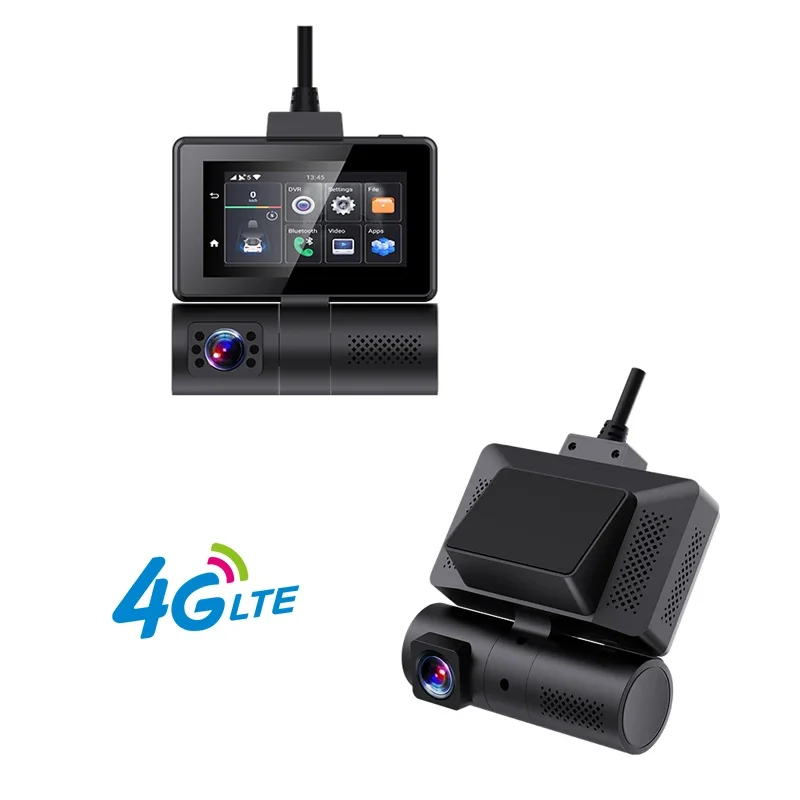 newest G5 dual lens HD1080P 4g car camera with 3inch touch screen wifi ADAS and GPS and remote live streaming check on phone