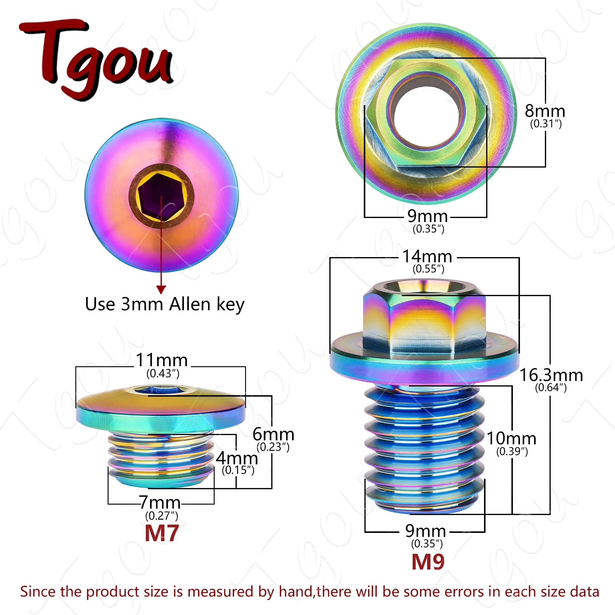 Tgou سبائك التيتانيوم تنزف بولت خرطوم قفل الترباس الطريق دراجة تزييت ميناء المسمار خرطوم قفل المسمار (متوافق مع Shimano)
