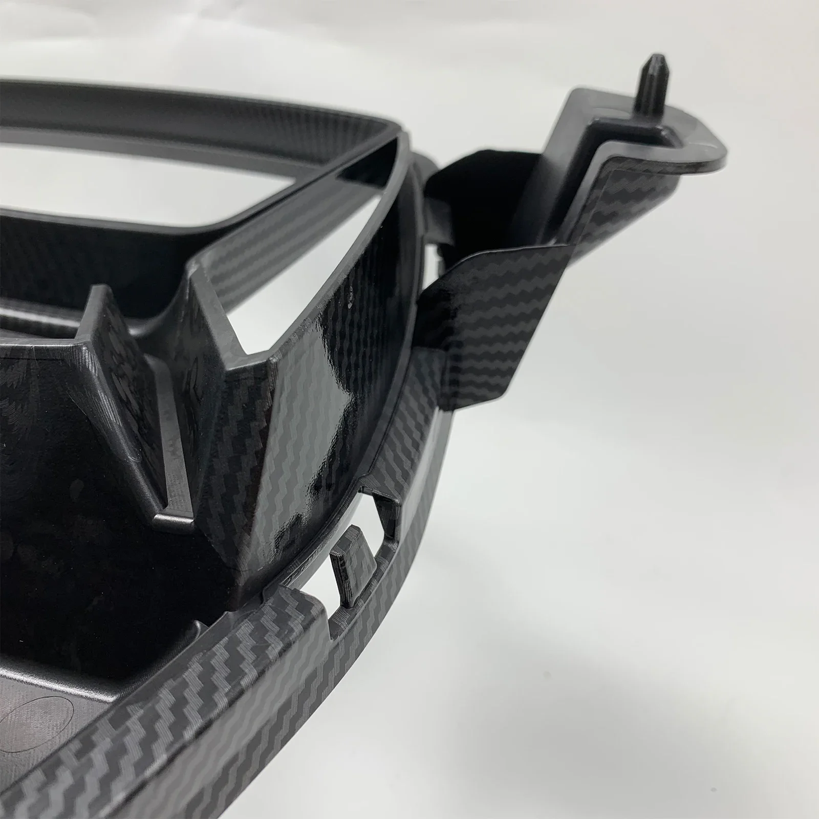 2021-2023 For BMW G80 G81 M3 G82 G83 M4 Car Front Bumper Grilles Carbon Fiber Style Glossy Black Hood Grill ACC