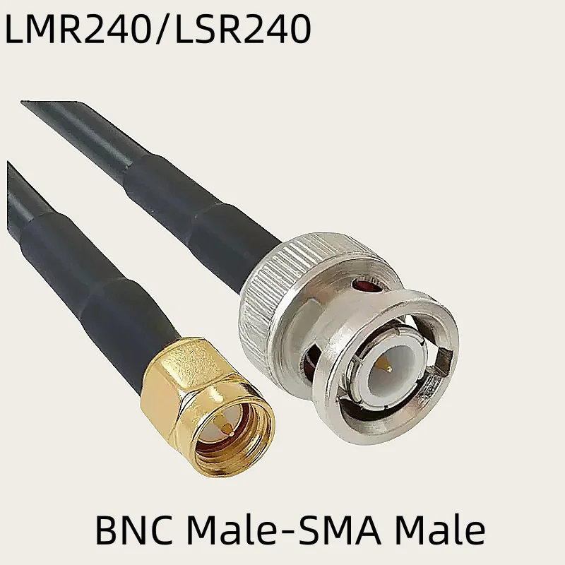 LMR240 BNC Male plug to SMA Male Female jack Adapter LSR240 50-4 LMR-240 50 ohm RF Coaxial Cable
