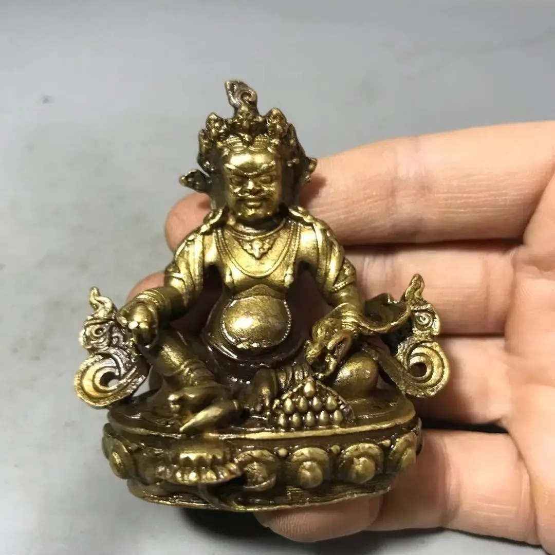 Yellow god of wealth buddha statue bodhisattva Statue Sculpture Figurines Home Garden Decoration Statues For House