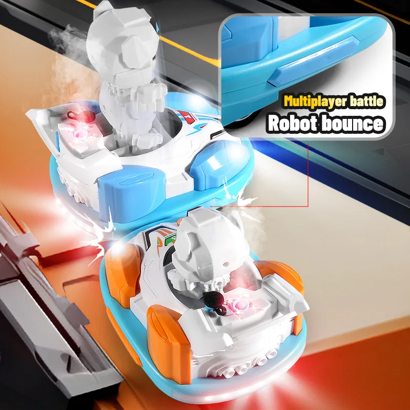 Remote control drift collision kart versus bumper car with light spray car parent-child children's electric toy