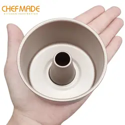 CHEFMADE Mini Angel Food Pan 4-Inch  Non-Stick Chiffon Tube Bakeware Approved for Oven Baking