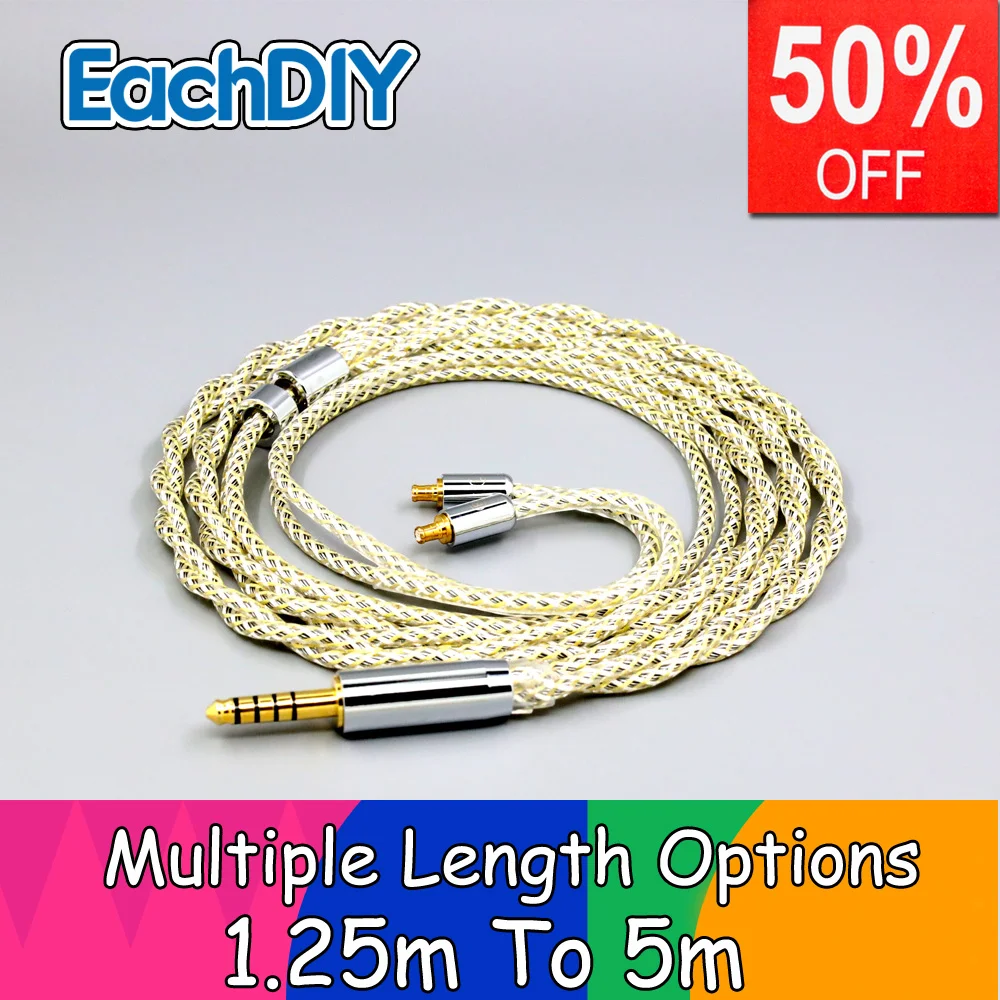 

TypeS 23AWG Litz Shielding Silver OCC Earphone Cable For Audio Technica ATH-CKR100 CKR90 CKS1100 CKR100IS CKS1100IS LN008941