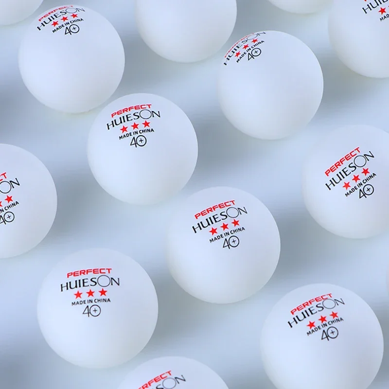 HUIESON P40+ Table Tennis Ball White color ABS Material High Elasticity Professional Ping Pong Balls for Club Training Wholesale