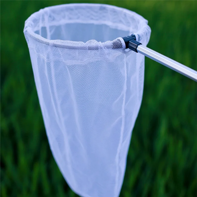 سبائك الألومنيوم سريعة قابلة للطي شبكات اليد المطاط صافي الرياضة في الهواء الطلق يطير الصيد صافي أسود صغير الأسماك جيب الشرغوف ثنائي الاستخدام