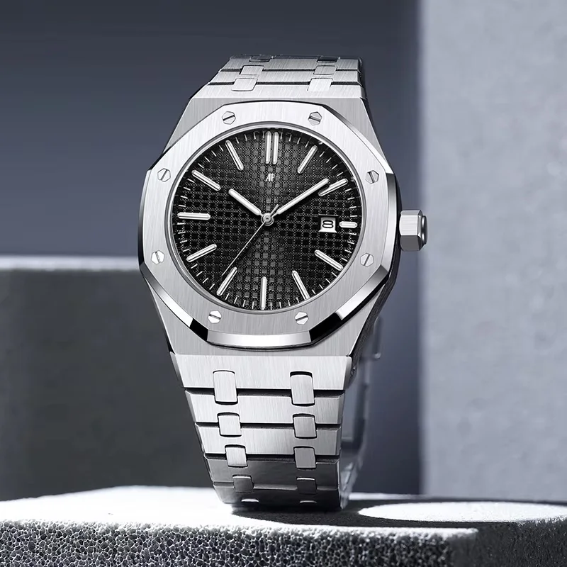 AP Brand Classic Trendy Brand Men's Delicacy Watch Waterproof Stainless Steel Wristwatch Luminous