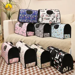 Cat Backpack Leather Taobao Multi-Color Multi-Pattern Pet Multi-Functional Oxford Cloth Portable Outing Pet Bag