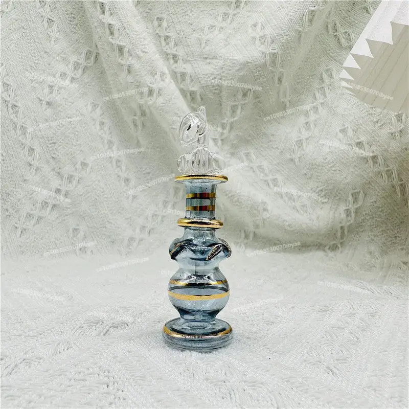 Egyptian Perfume Bottle, Egyptian Fragrance Bottle, Essential Oil Bottle 5cm, Glass  Egyptian Tourist Souvenir