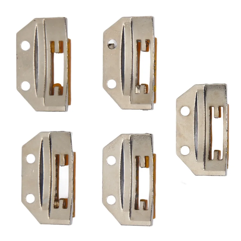 5 Pcs Iron Sewing Machine Feed Dog Rubber High Hardness Sewing Feed Dog Precision Toothless Machine Feeding Dog