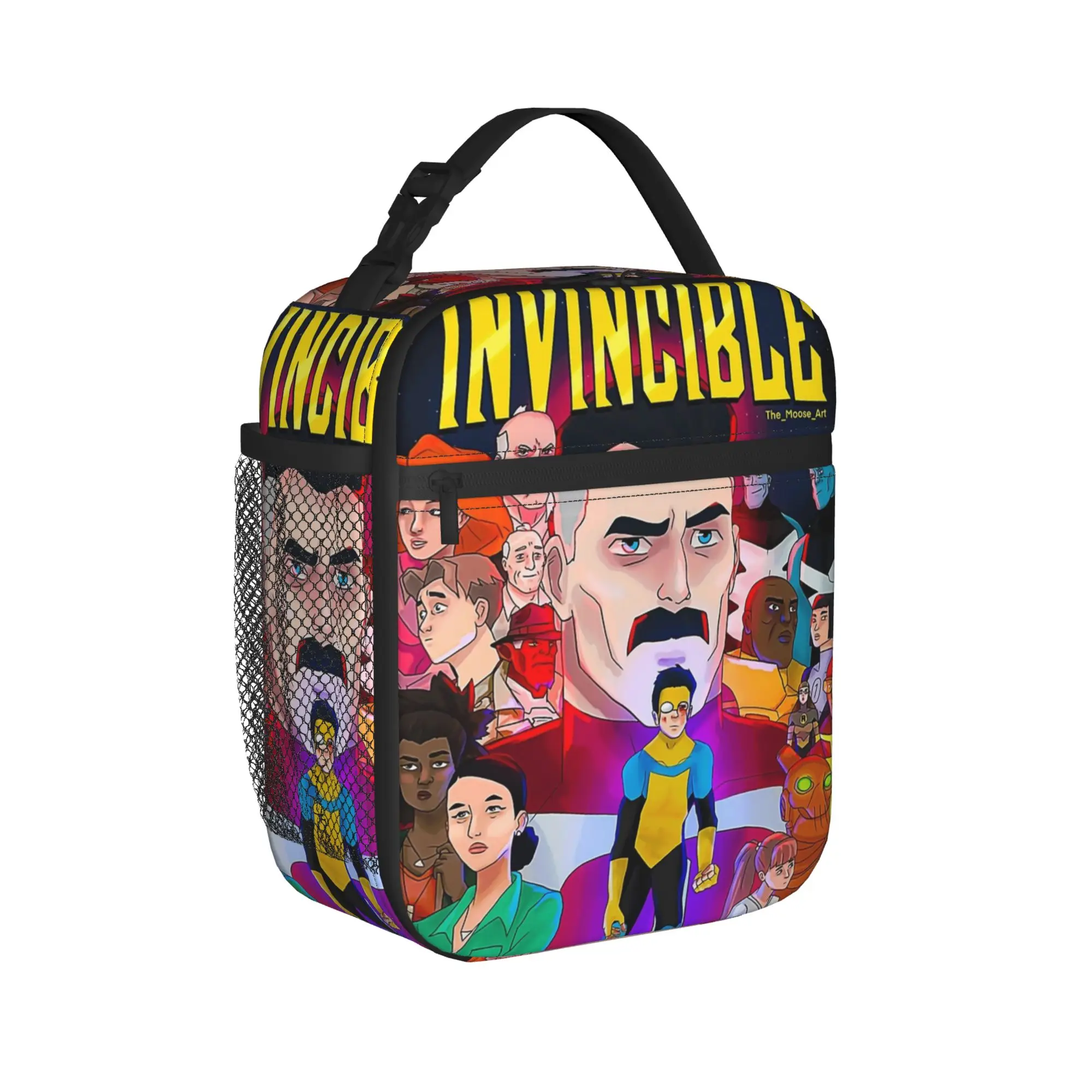 Invincible Superhero Comic Thermal Insulated Lunch Bags for School Omni  Portable Food Bag Cooler Thermal Lunch Boxes