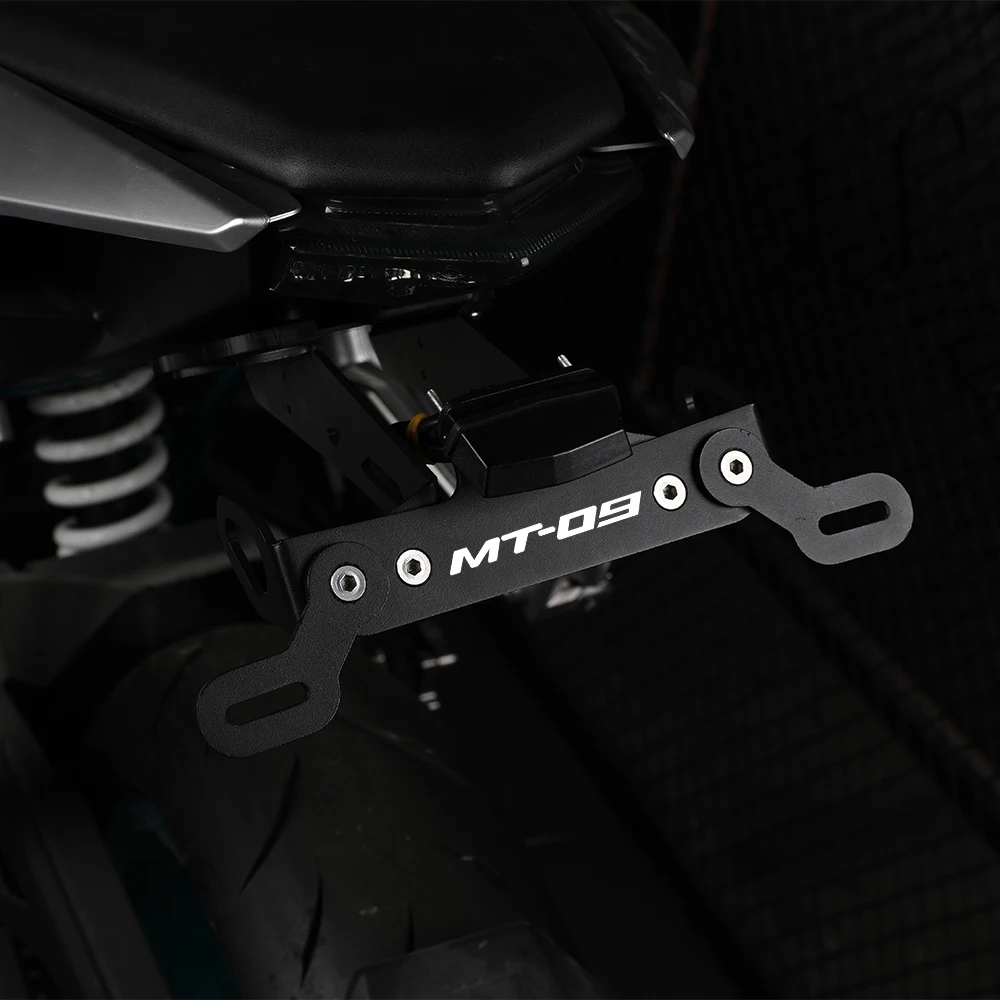 

For YAMAHA MT09 FZ09 MT 09 FZ MT-09 FZ-09 2021 2022 2023 2024 Motorcycle Accessories License Plate Holder Number Plate Bracket