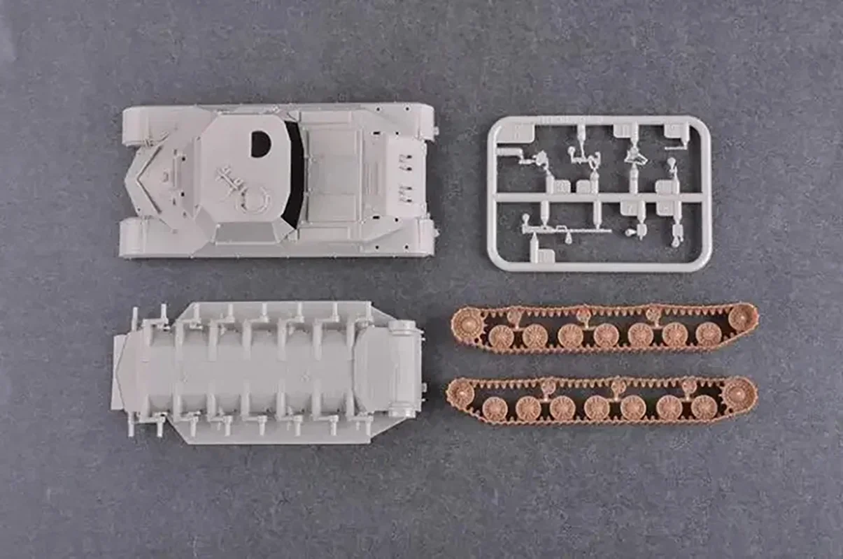 Trumpeter 07155 Modèle à assembler à l'échelle 1/72, Kits de modèle de chasse-char lourd soviétique Project 268 pour le modélisme et le bricolage