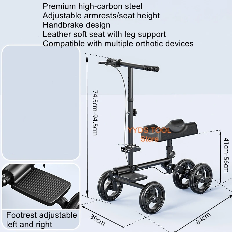 

Fracture Walking Aid Rehabilitation Walker Walking Support Device Crutch Single-Leg Walker Ankle Injury Walking Aid