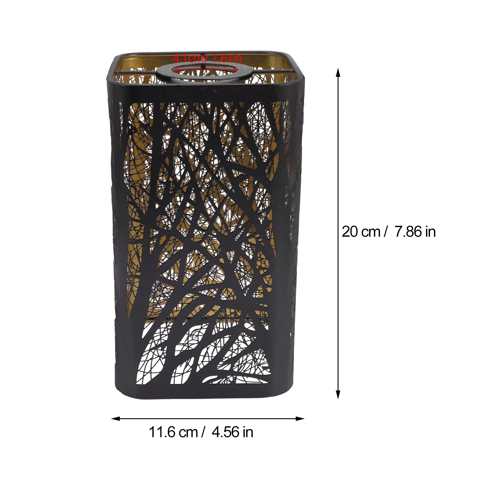 Small Metal Iron Lampshade Tree Pattern Minimalist Lamp Shade for Pendant Light Wall Lamp Shade for Table Floor