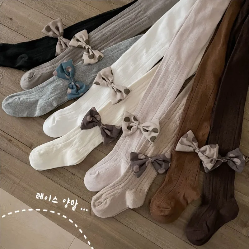

Children's leggings Girls cute plain pantyhose