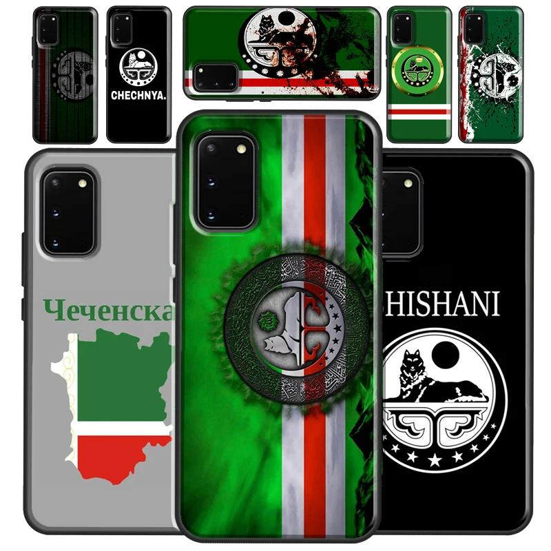 Chechnya Chechen Flag Phone Case For Samsung Galaxy S21 S20 FE S10 S9 S8 Note 10 Plus S10e Note 20 S22 Ultra