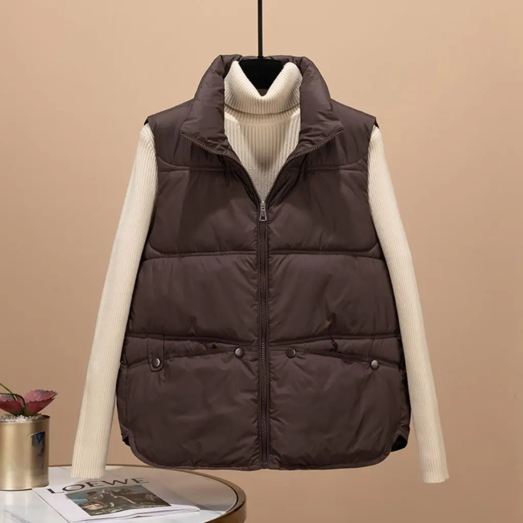 

Women's Light Cotton Vest plus Size Stylish Outerwear for Autumn And Winter New Fashion
