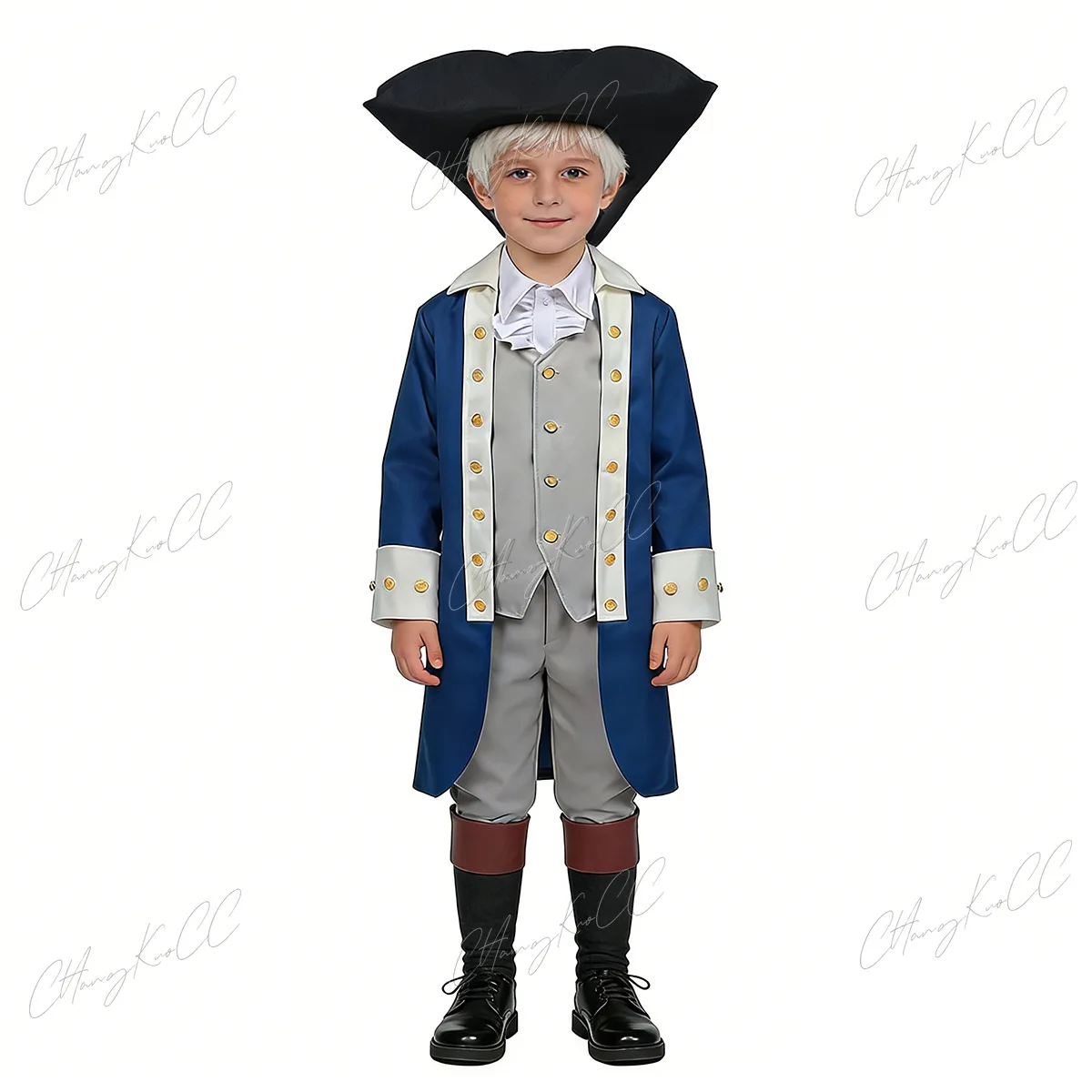 

Boys Turn-Down Collar Tuxedo Jacket Costume Halloween Cosplay Birthday Theme Party Tailcoat Dress Up Kids Clothes