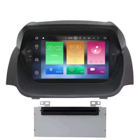 8 Inch Screen Android 14.0 4+64GB PX6 For Ford Fiesta mk5 mk6 2009-2017 Car GPS Navigation Multimedia Player Radio Tape Headunit
