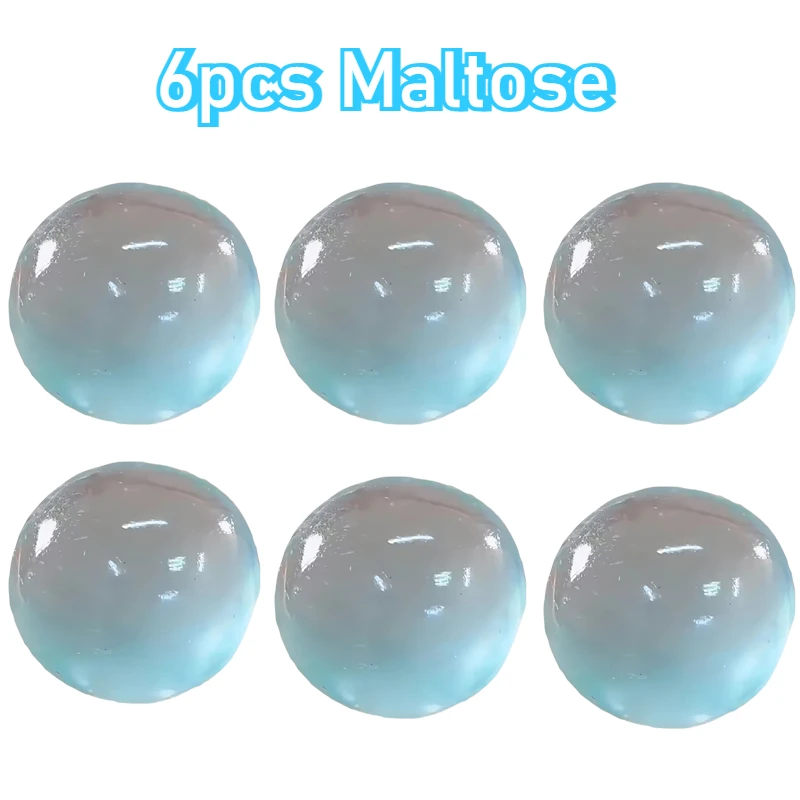 Blauwe Maltose Squishy Speelgoed Leuke Mochi Anti Stress Fidget Speelgoed Zacht Gesimuleerde Bule Transparante Bal Snel-rebound Decompressie Speelgoed