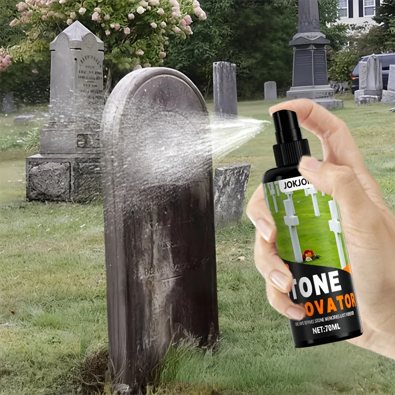 Stone Care Agent for Memorial And Tombstones Quick Color Restoration Deep Care Compact Portable Formula for Stone Preservation
