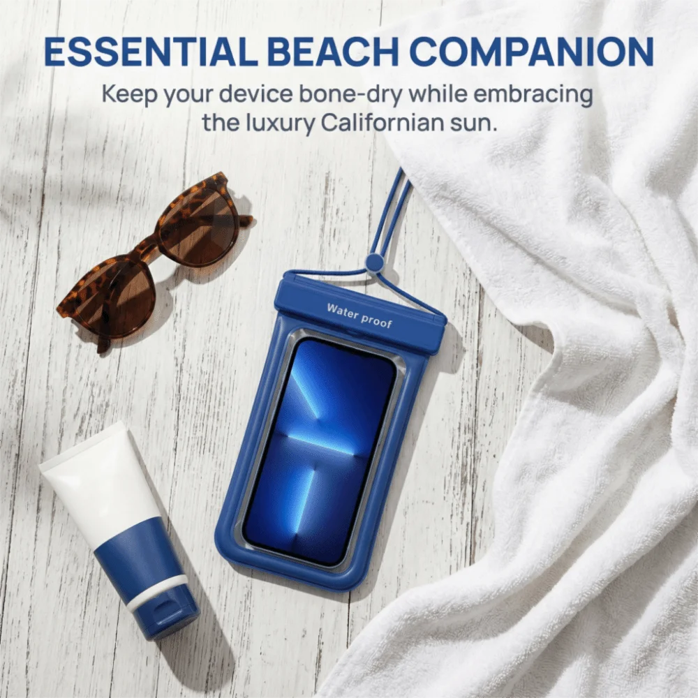 터치스크린 방수폰 가방 단색 넥 스트랩 걸이형 폰 가방 - Dry Bag Waterproof 리뷰 및 가격