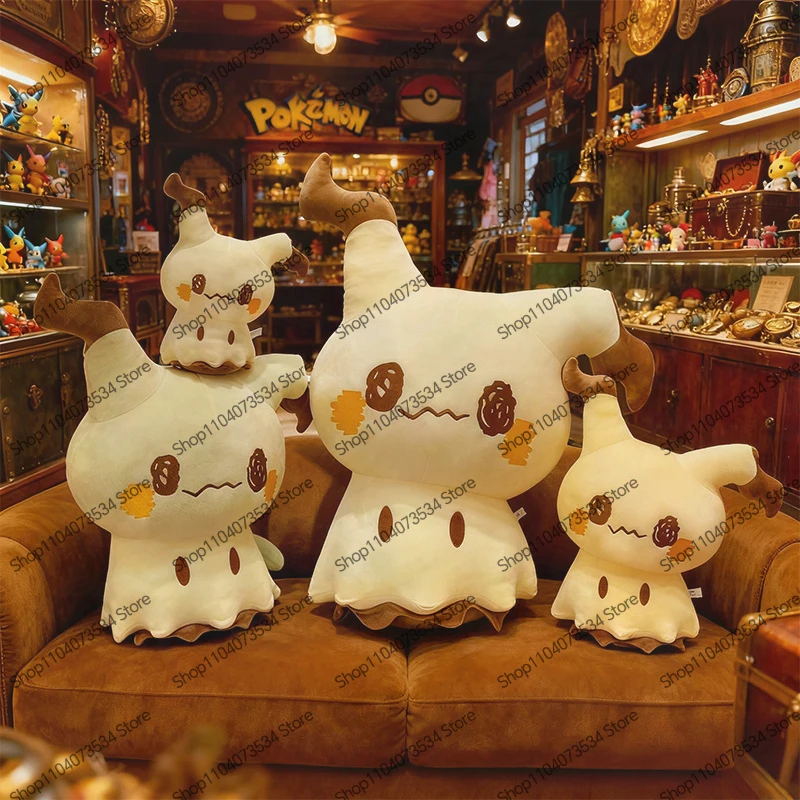 かわいいミミッキューぬいぐるみ、ミミッキーポケモン漫画アニメグッズ、子供向け誕生日プレゼント、大きなサイズのかわいい飾り物