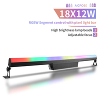 LED 18X12W RGBW 4IN1 LED bar LED pole DMX pole washing grade light party wedding event lighting