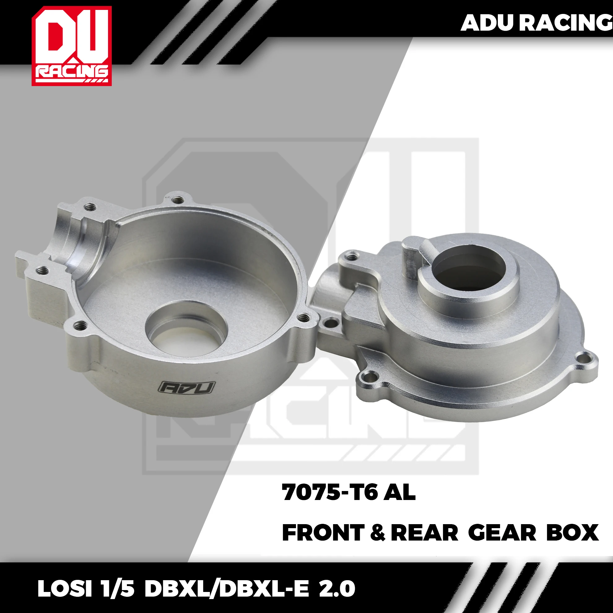 ADU RACING 7075-T6 AL FRONT REAR DIFF Gearbox for Losi DBXL-e 2.0 DBXL-e DBXL gas 1/5 RC CAR