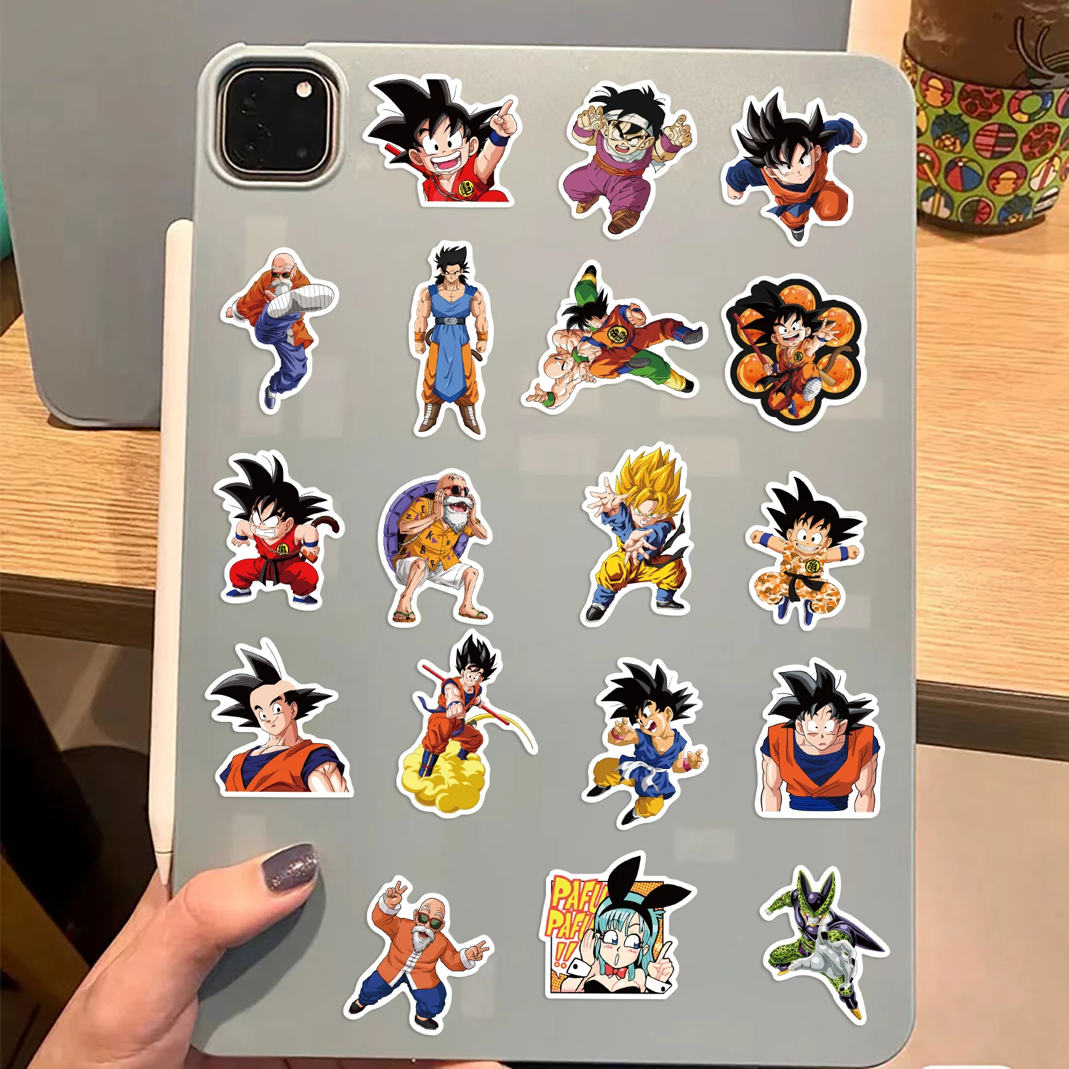 50pcs Dragon Ball Stickers Anime Cartoon Cool Laptop Phone Skateboard Guitar Decoration Graffiti Sticker Kids DIY Decal Gift Toy