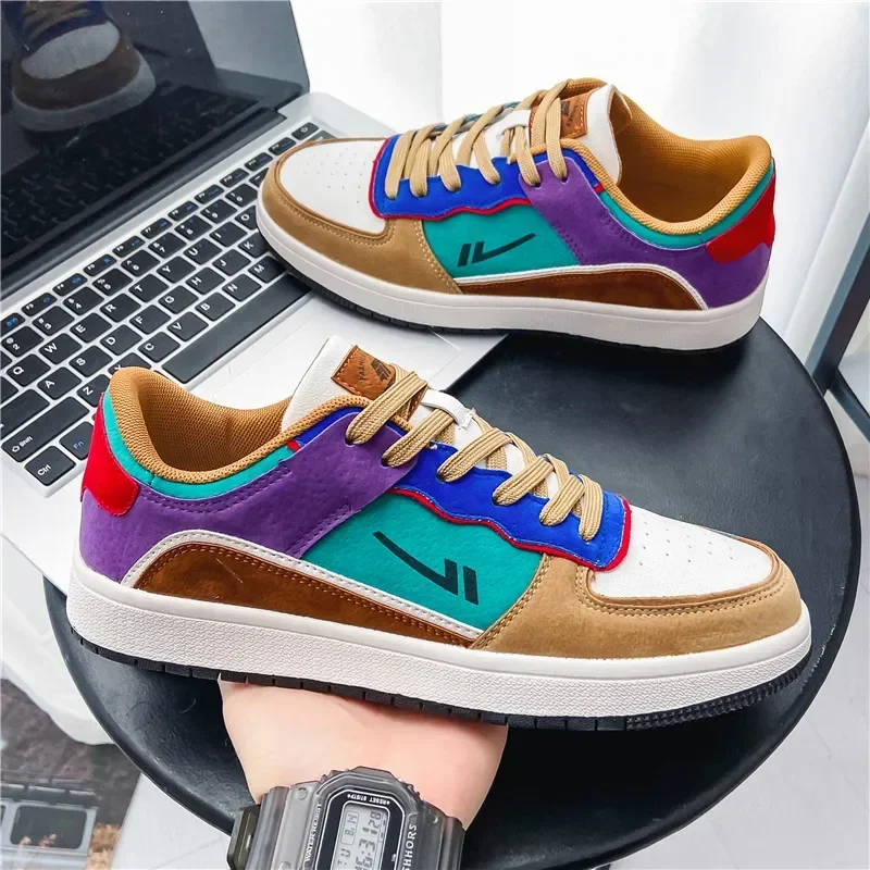 New Classics Skateboarding Shoes Men High Quality Antiskid Damping Walking Sports Shoes Leather Casual Sneakers Male Zapatillas