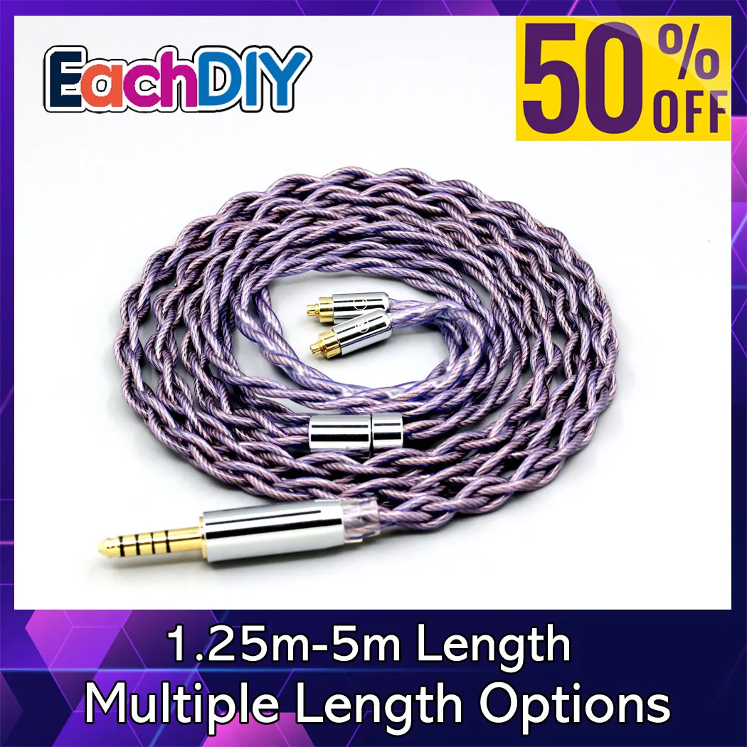 タイプ-2-18-ミリメートル-140-コアリッツ-7n-occ-ヘッドフォンイヤホンケーブル-dunu-dn-2002-用-4-コア-ln007875